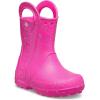 imageCrocs Kids Handle It Rain Boots  Waterproof Slip On Shoes  Kids Rain BootsPink Crush Glitter
