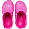 imageCrocs Kids Handle It Rain Boots  Waterproof Slip On Shoes  Kids Rain BootsPink Crush Glitter