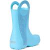 imageCrocs Kids Handle It Rain Boots  Waterproof Slip On Shoes  Kids Rain BootsTinted Glass