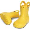 imageCrocs Kids Handle It Rain Boots  Waterproof Slip On Shoes  Kids Rain BootsYellow