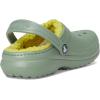 imageCrocs UnisexChild Classic Lined Clog Little KidBig Kid Moss 4 Medium