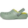 imageCrocs UnisexChild Classic Lined Clog Little KidBig Kid Moss 4 Medium