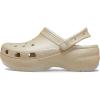imageCrocs Womens Classic Platform Glitter Clog Champagne 5