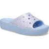 imageCrocs Womens Classic Platform Slide SandalsBlue Calcite Multi