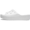 imageCrocs Womens Classic Platform Slide SandalsWhite