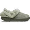 imageCrocs UnisexAdult Classic Unfurgettable Lined Clogs Fuzzy SlippersGalactic Grey Suede