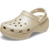 imageCrocs Womens Classic Platform Glitter Clog Champagne 5