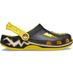 imageCrocs Kids Classic ClogsBlackLemon