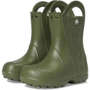 imageCrocs Kids Handle It Rain Boots  Waterproof Slip On Shoes  Kids Rain BootsArmy Green