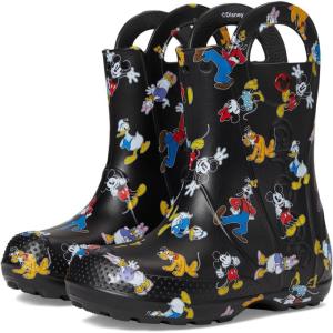 imageCrocs Kids Handle It Rain Boots  Waterproof Slip On Shoes  Kids Rain BootsMickey  Friends