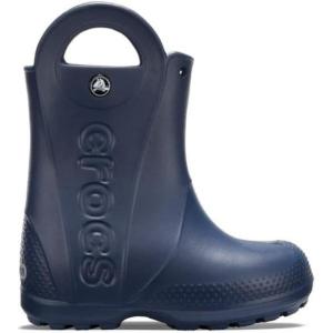 imageCrocs Kids Handle It Rain Boots  Waterproof Slip On Shoes  Kids Rain BootsNavy