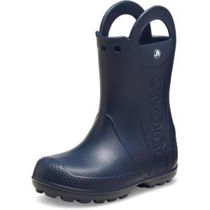 imageCrocs Kids Handle It Rain Boots  Waterproof Slip On Shoes  Kids Rain BootsNavy Blue