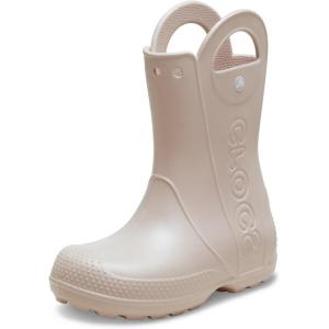 imageCrocs Kids Handle It Rain Boots  Waterproof Slip On Shoes  Kids Rain BootsQuartz Pink