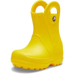imageCrocs Kids Handle It Rain Boots  Waterproof Slip On Shoes  Kids Rain BootsYellowYellow