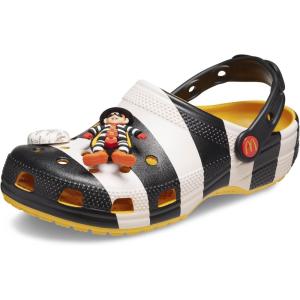 imageCrocs Unisex Adult McDonalds X Crocs Classic ClogBlackWhite
