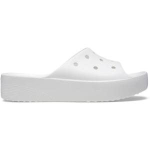 imageCrocs Womens Classic Platform Slide SandalsWhite