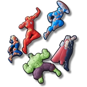 image:imageCrocs Jibbitz 5Pack Trendy Shoe Charms  Jibbitz for CrocsAvengers