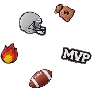 image:imageCrocs Jibbitz 5Pack Trendy Shoe Charms  Jibbitz for CrocsFootball Star