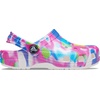image:imageCrocs Kids Classic Tie Dye ClogsPinkWhite