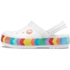 image:imageCrocs Kids Crocband Chevron ClogWhite