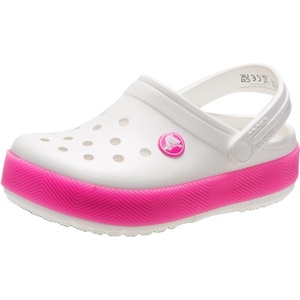 image:imageCrocs Kids Crocband Chevron ClogWhitePink Crush
