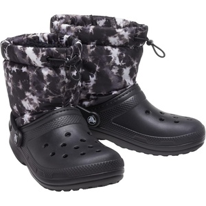 image:imageCrocs Unisex Adult Classic Lined Neo Puff BootsBleached Tie Dye