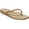 image:imageCrocs Womens Miami Flip Flops  Square Toe Flat  360 Degree Comfort  Croslite Foam FootbedGold