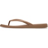 image:imageCrocs Womens Miami Flip Flops  Square Toe Flat  360 Degree Comfort  Croslite Foam FootbedMilk Chocolate