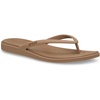 image:imageCrocs Womens Miami Flip Flops  Square Toe Flat  360 Degree Comfort  Croslite Foam FootbedMilk Chocolate