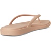 image:imageCrocs Womens Miami Flip Flops  Square Toe Flat  360 Degree Comfort  Croslite Foam FootbedPink Caramel