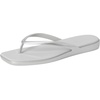image:imageCrocs Womens Miami Flip Flops  Square Toe Flat  360 Degree Comfort  Croslite Foam FootbedSilver