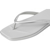 image:imageCrocs Womens Miami Flip Flops  Square Toe Flat  360 Degree Comfort  Croslite Foam FootbedSilver