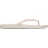 image:imageCrocs Womens Miami Round Toe Flip Flops  Flexible Straps  360 Degree Comfort  Croslite Foam FootbedAlmond TintLeopard