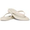 image:imageCrocs Womens Miami Round Toe Flip Flops  Flexible Straps  360 Degree Comfort  Croslite Foam FootbedAlmond TintLeopard