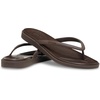 image:imageCrocs Womens Miami Round Toe Flip Flops  Flexible Straps  360 Degree Comfort  Croslite Foam FootbedCoffee Matte