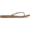 image:imageCrocs Womens Miami Round Toe Flip Flops  Flexible Straps  360 Degree Comfort  Croslite Foam FootbedMilk Chocolate Jelly