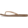 image:imageCrocs Womens Miami Round Toe Flip Flops  Flexible Straps  360 Degree Comfort  Croslite Foam FootbedMilk Chocolate Jelly
