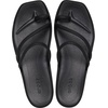 image:imageCrocs Womens Miami Toe Loop Sandals  Square Toe Flat  Flexible Straps  Croslite Foam FootbedBlack