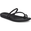 image:imageCrocs Womens Miami Toe Loop Sandals  Square Toe Flat  Flexible Straps  Croslite Foam FootbedBlack