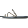 image:imageCrocs Womens Miami Toe Loop Sandals  Square Toe Flat  Flexible Straps  Croslite Foam FootbedCarbon Jelly