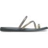 image:imageCrocs Womens Miami Toe Loop Sandals  Square Toe Flat  Flexible Straps  Croslite Foam FootbedCarbon Jelly