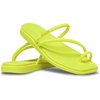 image:imageCrocs Womens Miami Toe Loop Sandals  Square Toe Flat  Flexible Straps  Croslite Foam FootbedCitrus