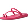 image:imageCrocs Womens Miami Toe Loop Sandals  Square Toe Flat  Flexible Straps  Croslite Foam FootbedDragon Fruit