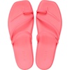 image:imageCrocs Womens Miami Toe Loop Sandals  Square Toe Flat  Flexible Straps  Croslite Foam FootbedGuava