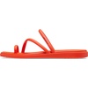 image:imageCrocs Womens Miami Toe Loop Sandals  Square Toe Flat  Flexible Straps  Croslite Foam FootbedLava