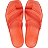 image:imageCrocs Womens Miami Toe Loop Sandals  Square Toe Flat  Flexible Straps  Croslite Foam FootbedLava