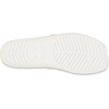 image:imageCrocs Womens Miami Toe Loop Sandals  Square Toe Flat  Flexible Straps  Croslite Foam FootbedMetallic Chalk