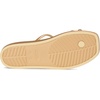 image:imageCrocs Womens Miami Toe Loop Sandals  Square Toe Flat  Flexible Straps  Croslite Foam FootbedMetallic Gold