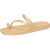 image:imageCrocs Womens Miami Toe Loop Sandals  Square Toe Flat  Flexible Straps  Croslite Foam FootbedMetallic Gold