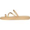 image:imageCrocs Womens Miami Toe Loop Sandals  Square Toe Flat  Flexible Straps  Croslite Foam FootbedMetallic Gold